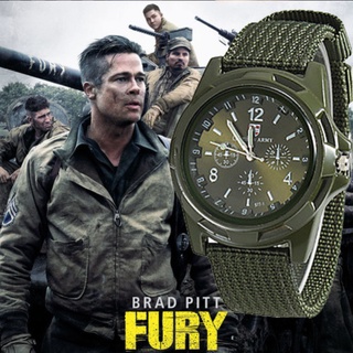 Nylon Masculino Quartz Strap Canvas Relogios Relógios Exército Relógio De Pulso Militar Tecido Mostrador Redondo Dos Homens Do Esporte Legal Ocasional