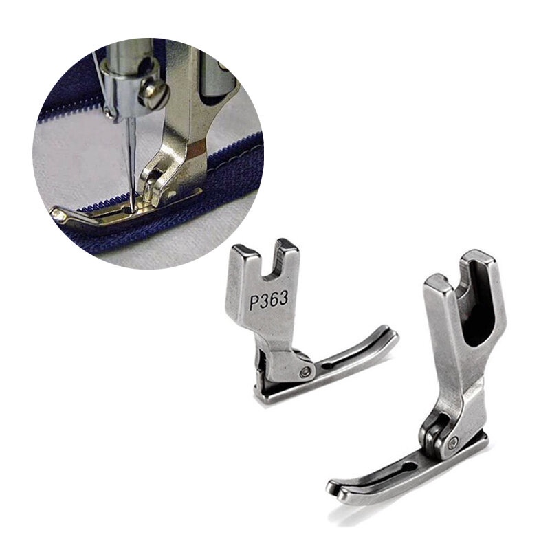 Calcador Pé Pézinho Sapata Sapatilha De Pregar Ziper Zipper Estreito Reta Industrial - P363