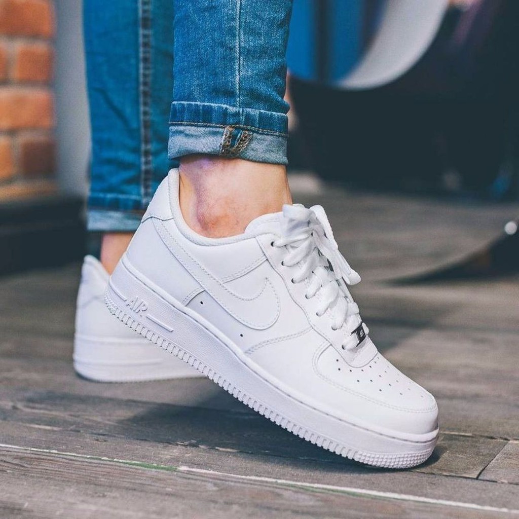 air force cano baixo branco