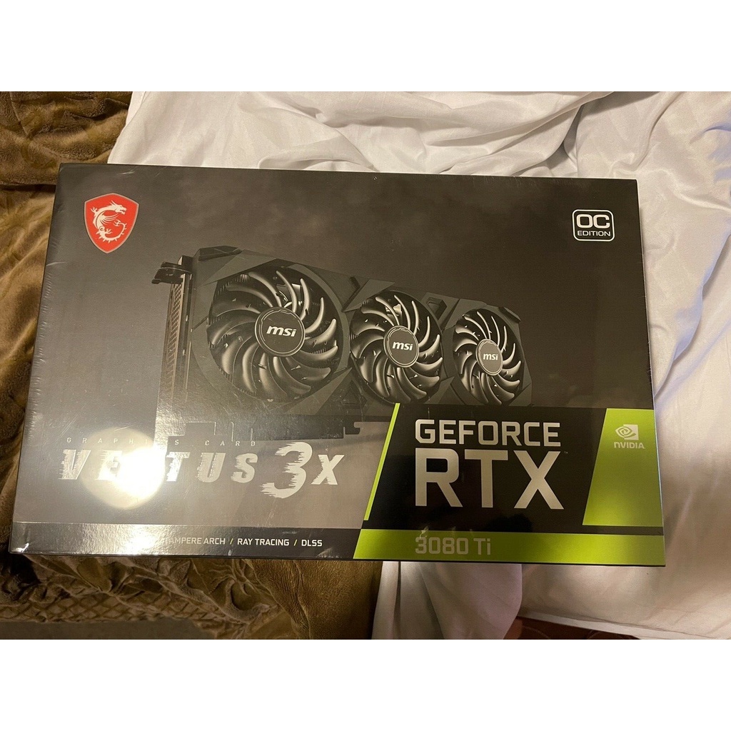 ENTREGA GRÁTISPlaca de vídeo MSI GeForce RTX 3080 Ti VENTUS 3X OC 12GB GDDR6X