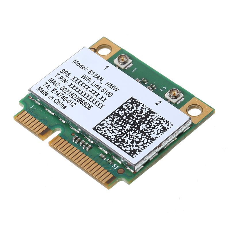 Play 300Mbps Dual Band Wireless Card for Intel Laptop Wifi 5100 512AN_HMW  Mini PCI-e Wlan Network Card 2.4G/5Ghz 802.11 a/g/n | Shopee Brasil