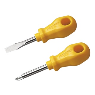 Kit Chave Toco Tramontina Ponta Chata 3x16 + Chave Philips Toco Ponta Cruzada 3x16 - Amarela em Oferta na Shopee