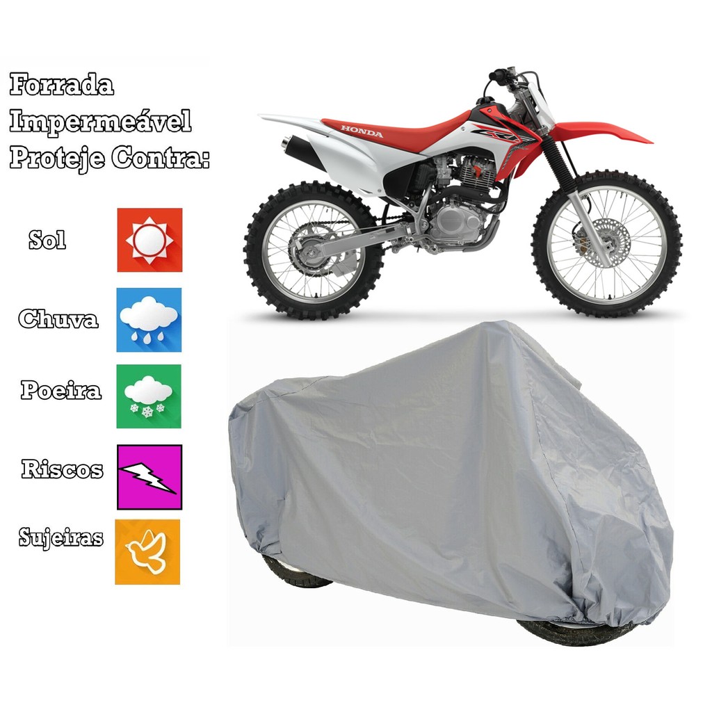 Capa Cobrir Moto Honda CRF 230 F 100 % Forrada e 100% Impermeável