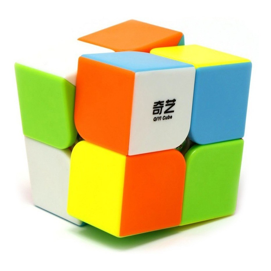 Cubo Mágico 2x2 Profissional Original QiDi QiYi Stickerless Lubrificado