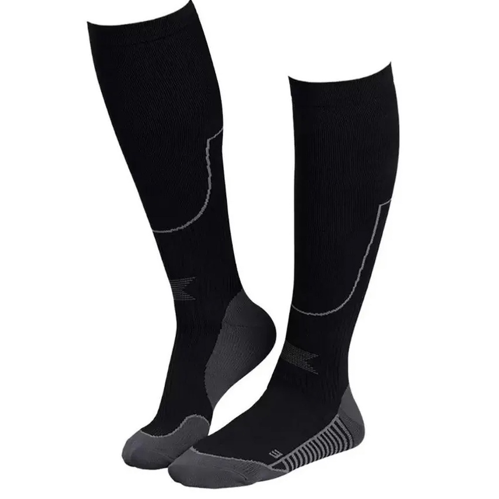 Meia 3/4 Lupo Original Alta Compressão Circulação Cano Super Alto Longo Masculino Feminino