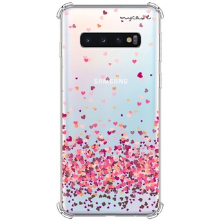 Capa para Galaxy S10, S10 Lite, S10 Plus, S10e - Corações Flutuantes