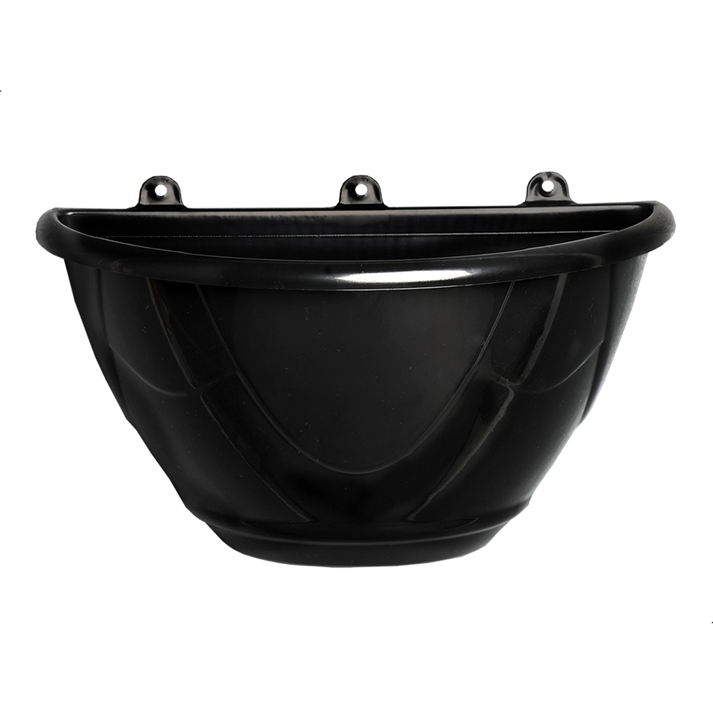 Vaso de flor Parede Cachepot Plantas Plastico N°2 - Preto