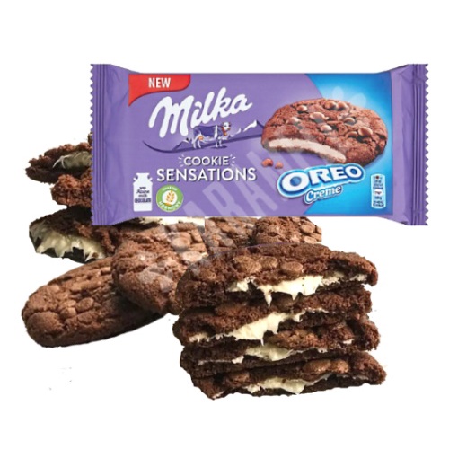 Cookie Sensations Oreo Creme - Milka - Importado Polônia