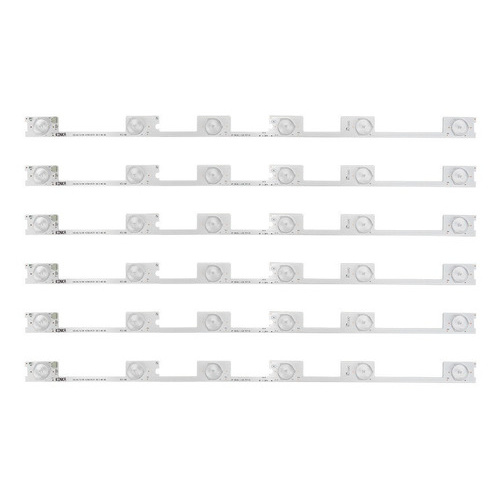 Kit Barras de Led para TV Semp 48L2400, 48L5400, KDL48JT618A Kit com 6 Barras em Alumínio.