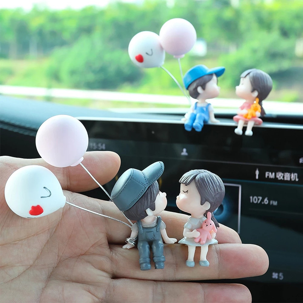 Decora O Do Carro Casais Bonitos Dos Desenhos Animados Figura De A O Figurinhas Ornamento