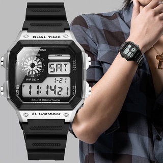 💥PROMOÇÃO💥Militar relógios digitais masculino esportes cronógrafo luminoso à prova dwaterproof água ultra-fino masculino relógios de pulso eletrônico