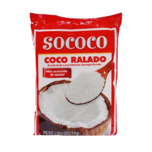 Coco Ralado Seco E Desidratado Sococo 1kg | Shopee Brasil