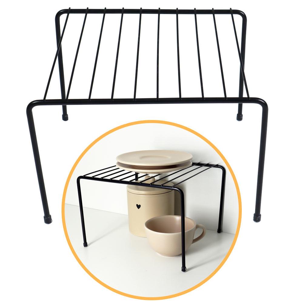 Organizador de Armários Viena Pequeno em Aço Preto 990307 BEL