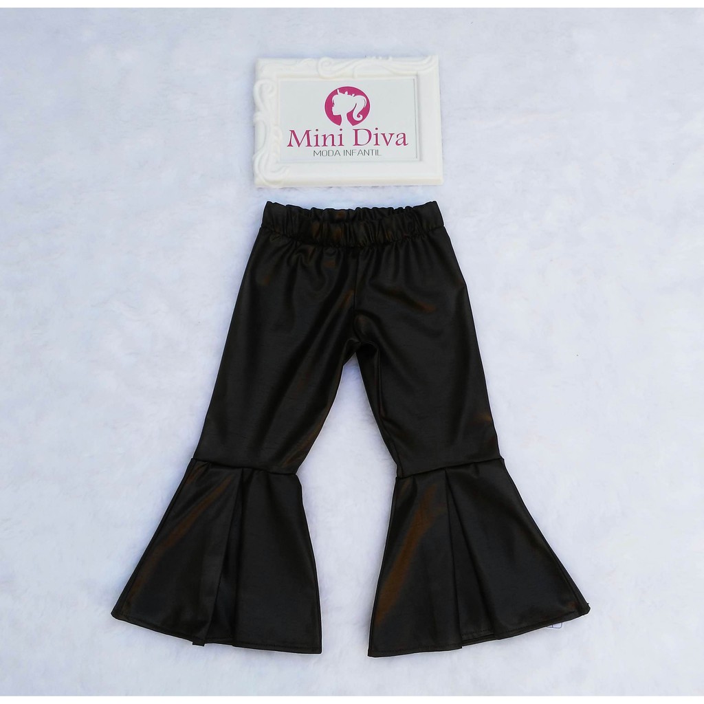 calça maxi flare infantil