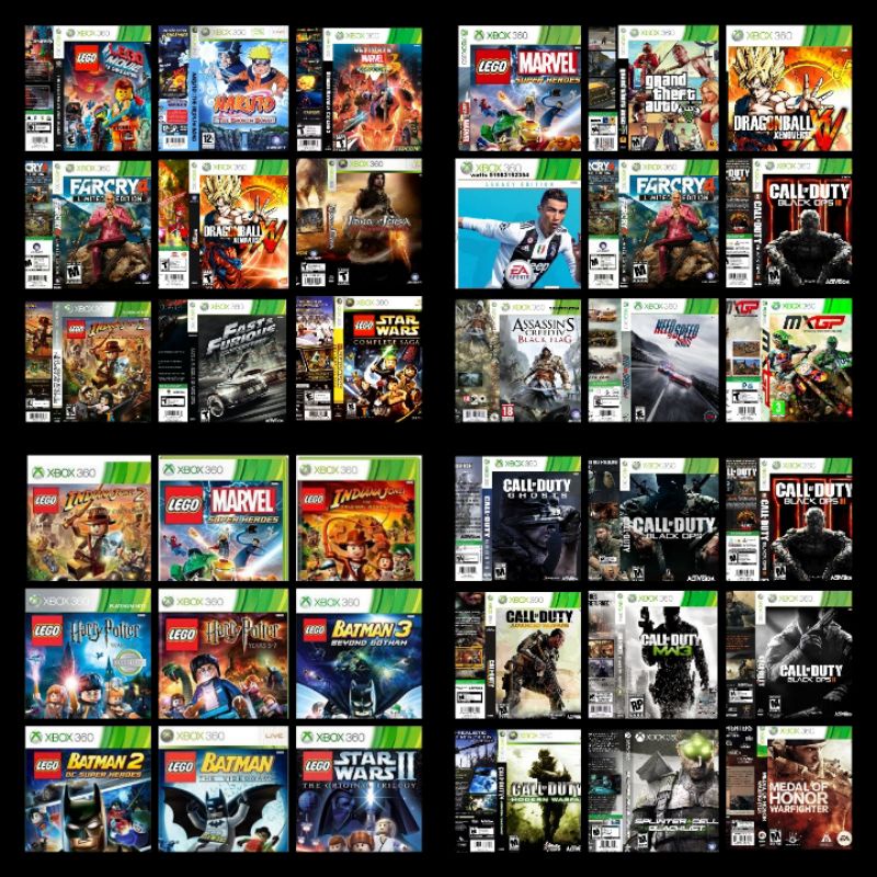 Todos os jogos do xbox 360