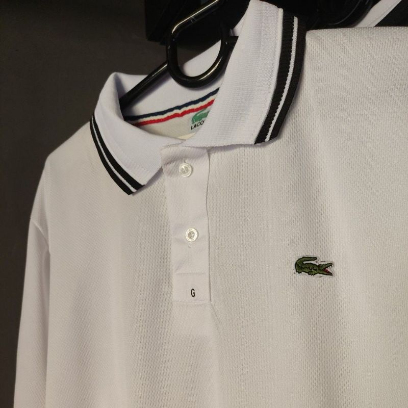 Camisa Polo Lacoste Masculino Tecido Dry Fit Shopee Brasil