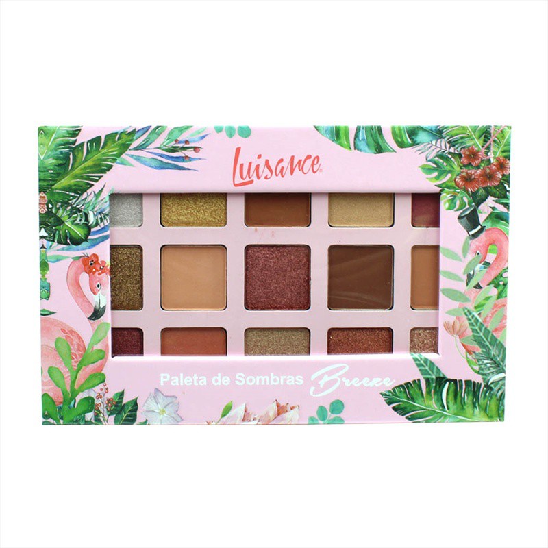 Paleta De Sombras Breeze Luisance | Shopee Brasil