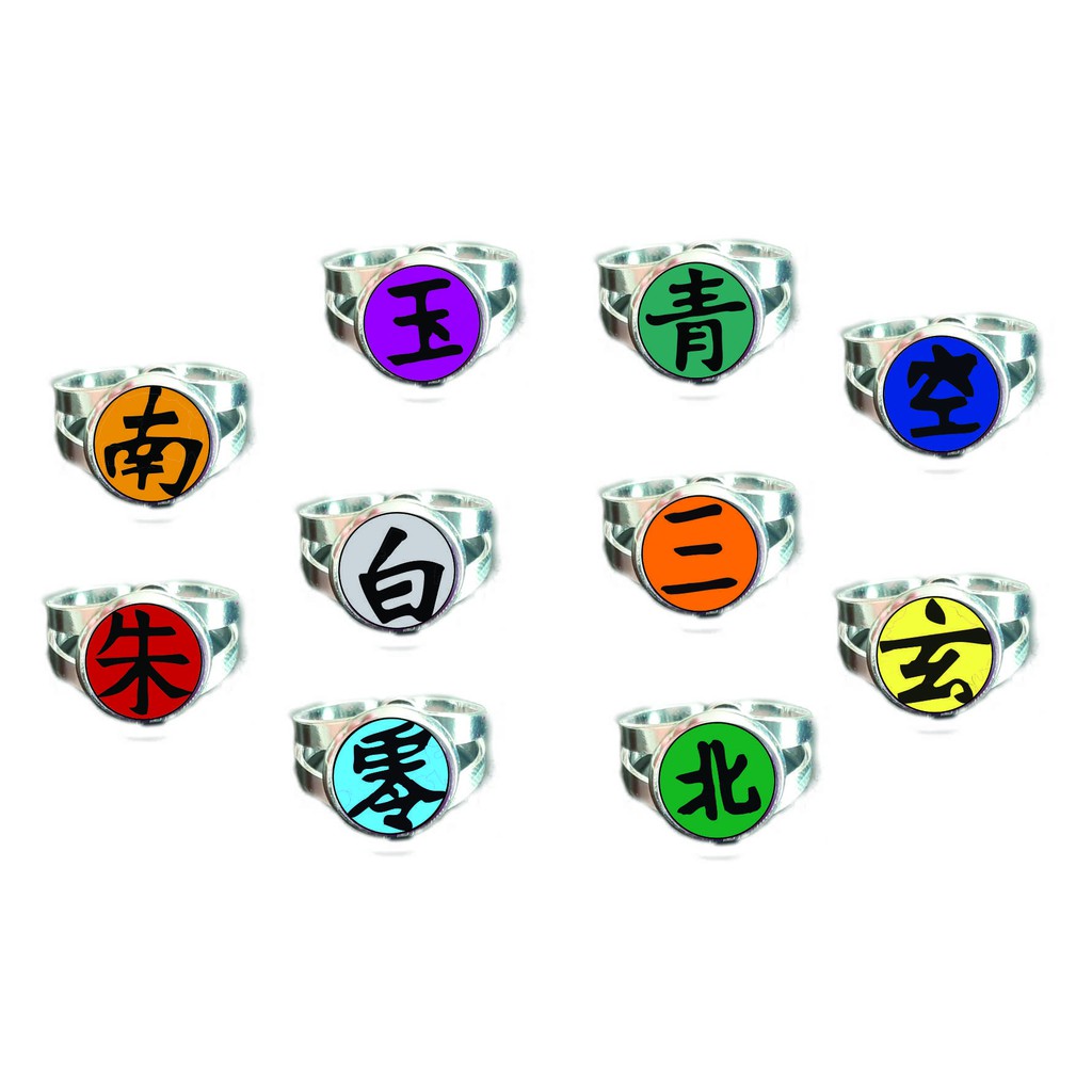 Anel Akatsuki Naruto Itachi Deidara Tobi Sassori Hidan Regulavel Cosplay