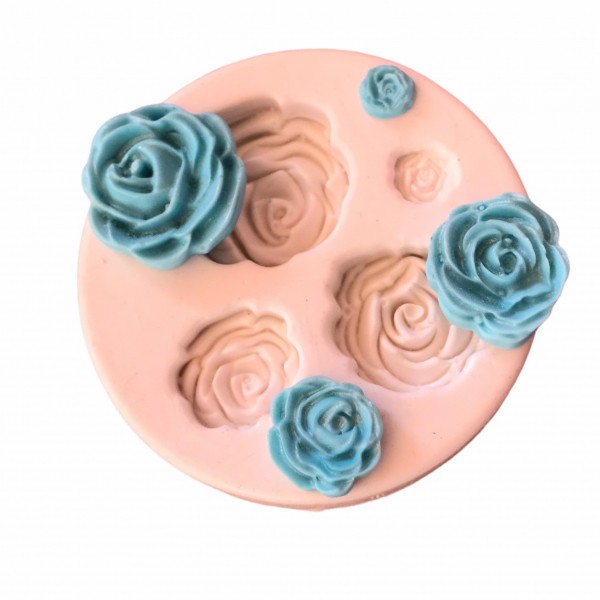 Molde De Silicone Rosas Charmosas Juliete Molde Para Confeitaria Molde Para Biscuit 1502