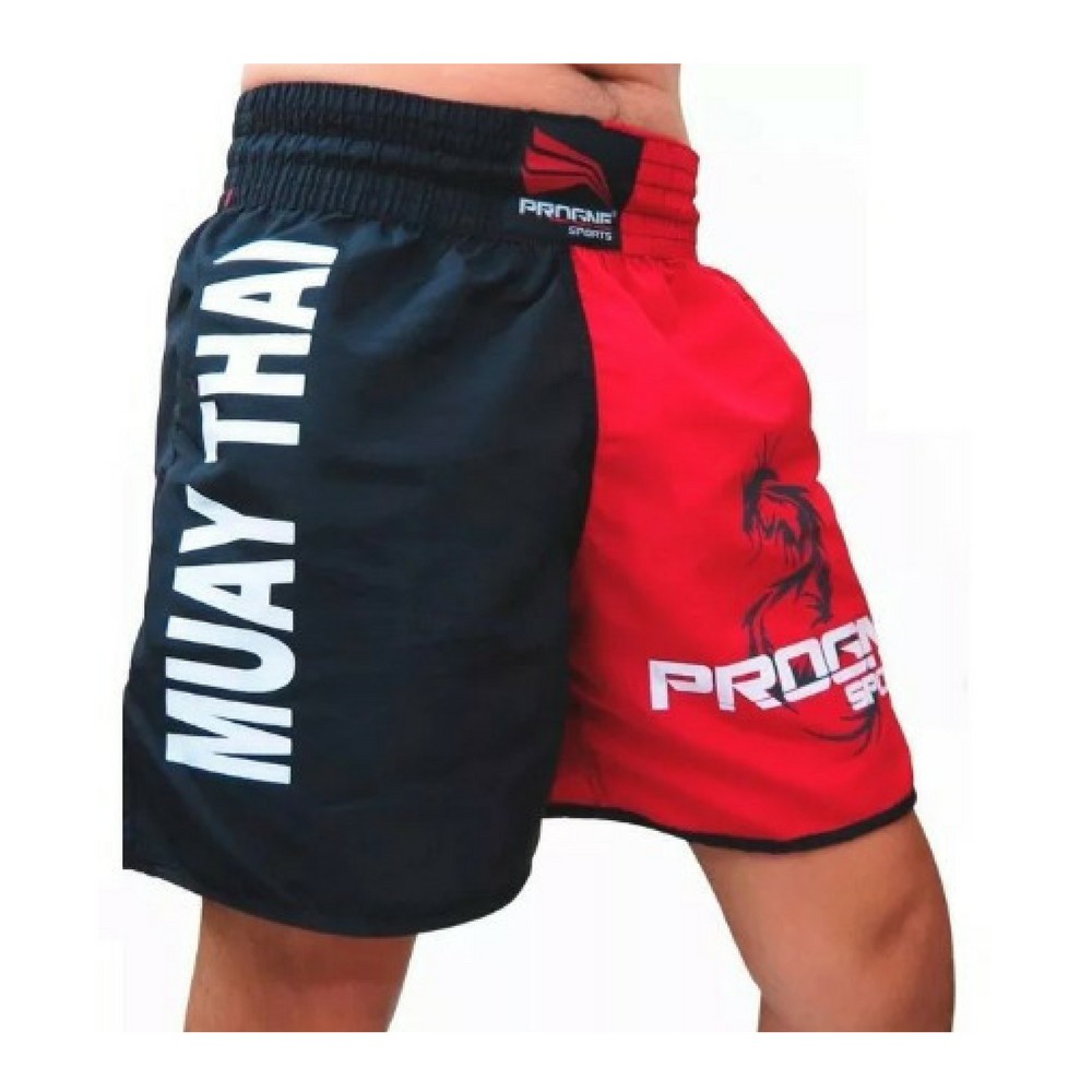 Short Muay Thai Bermuda Calção Luta Masculino Progne