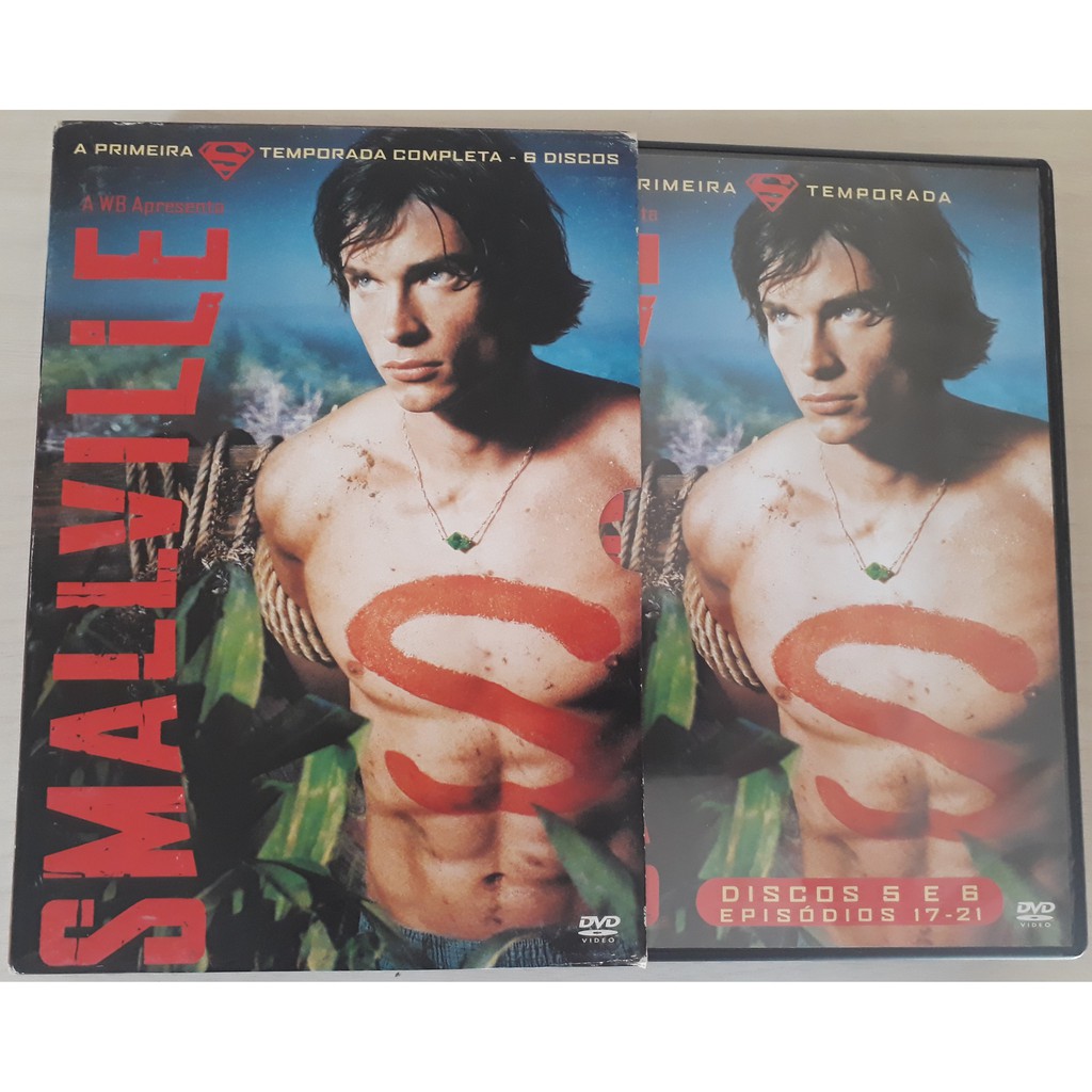 Dvd Smallville Primeira Temporada Completa Super Homem Warner