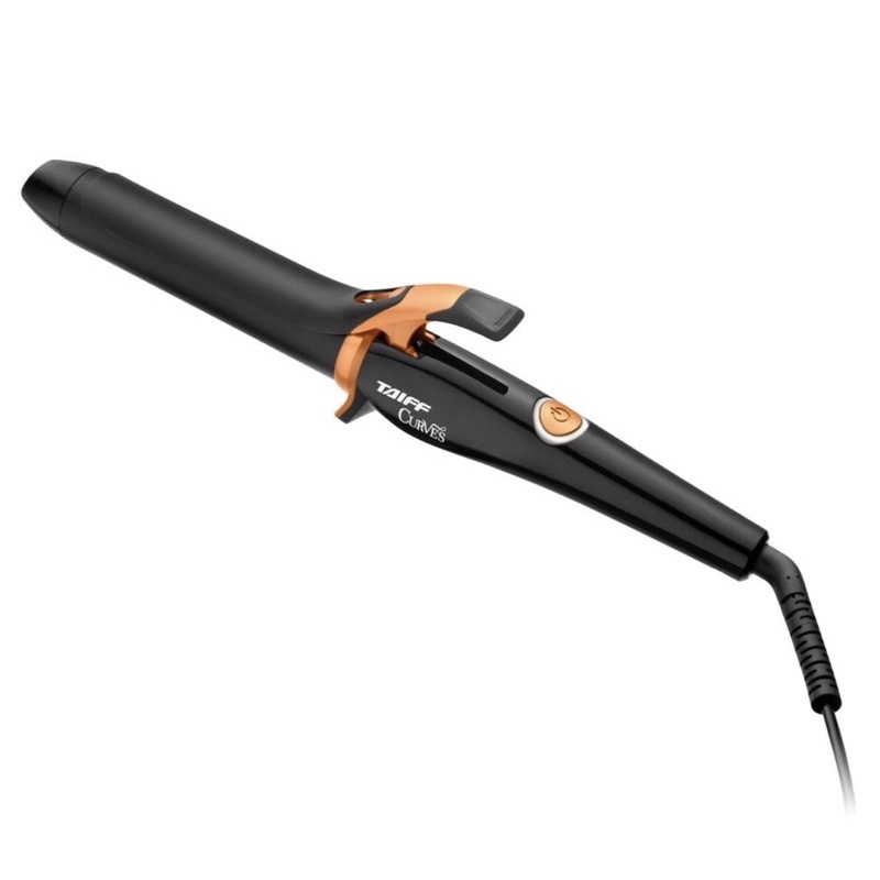 Modelador de Cachos Taiff Curves 1 1/4 32mm Cabo Giratorio de 3 Metros Bivolt Preto