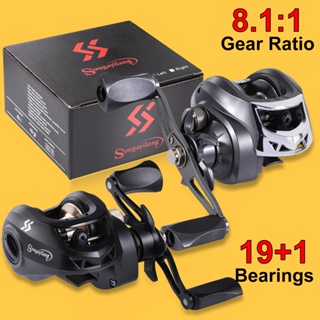 Carretilha de pesca Sougayilang 19 + 1BB 8.1 : 1 Relação Da Engrenagem Max Drag 10kg em Oferta na Shopee