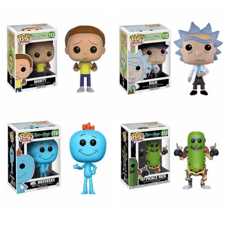 【アメリカ輸入未使用】 Funko pop Rick and Morty 4個 Funko Pop! Animation Rick And Morty Weaponized Morty 173 - Moça do