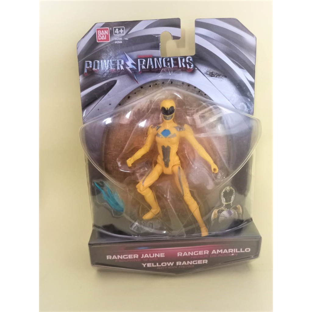 Boneco Articulado, Power Ranger Amarelo- O Filme 12cm - Sunny | Shopee ...