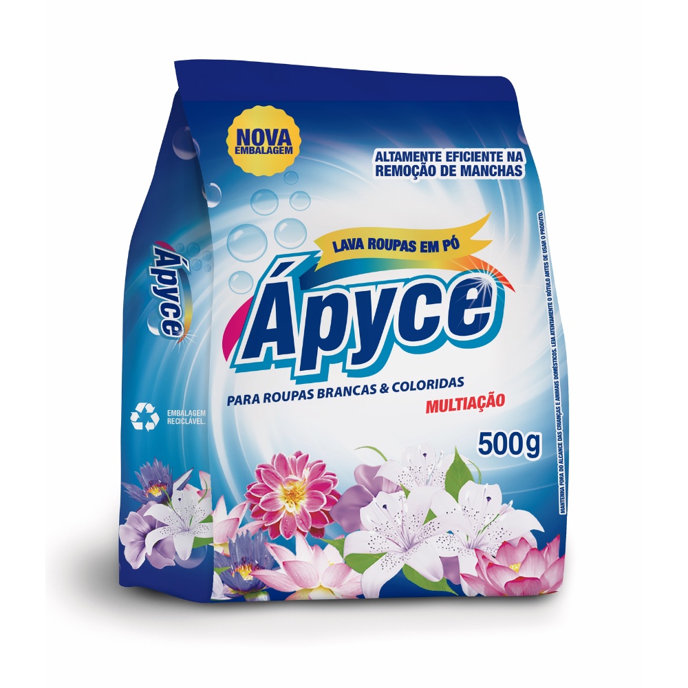 Sabão em Pó Ápyce Multiação - 500g | Shopee Brasil