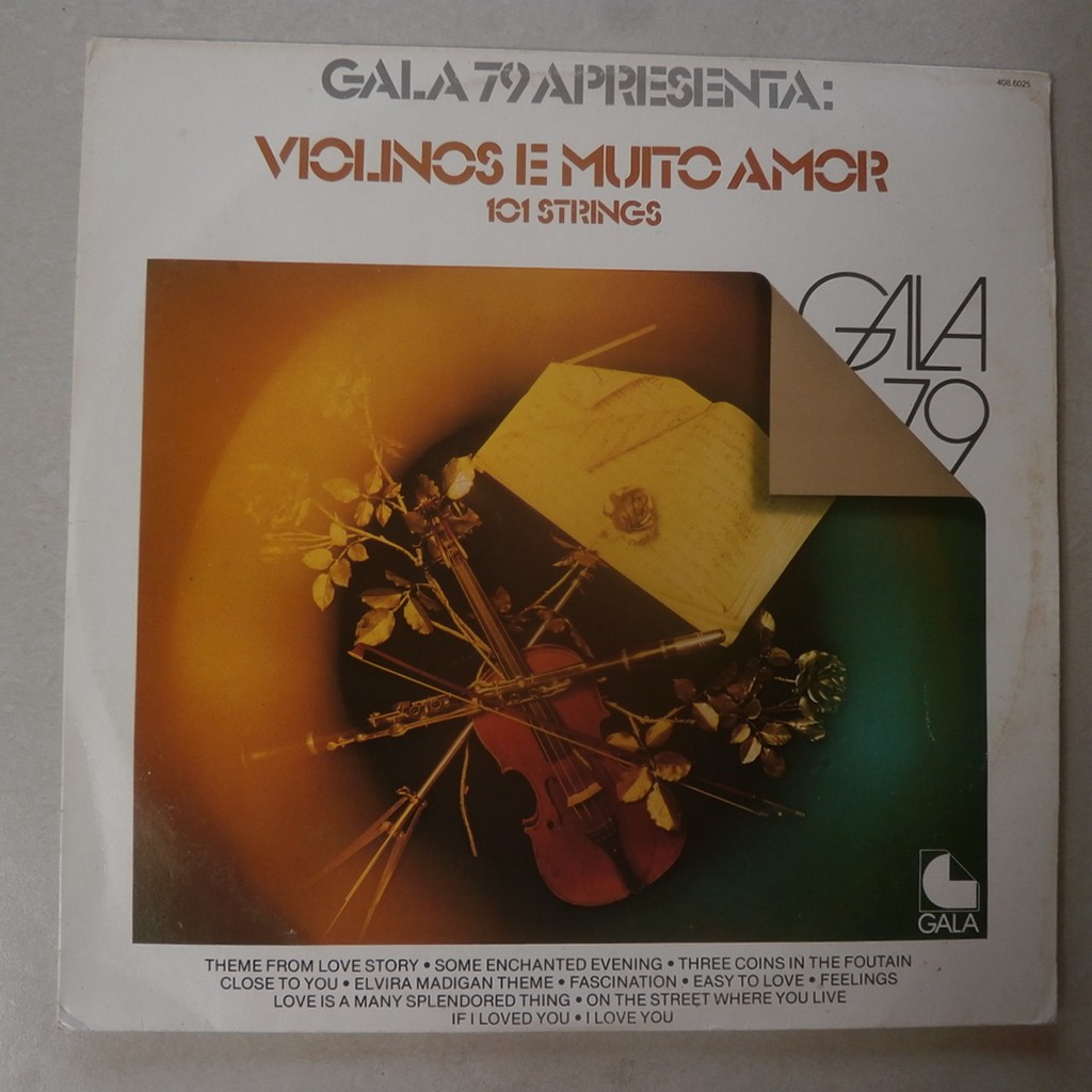 Lp Violinos E Muito Amor 1979 Gala 79, Disco De Vinil