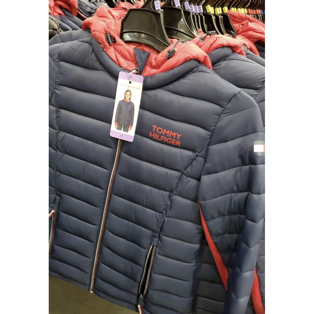 Puffer Jacket Fem Tommy Hilfiger Preta - Compre Online