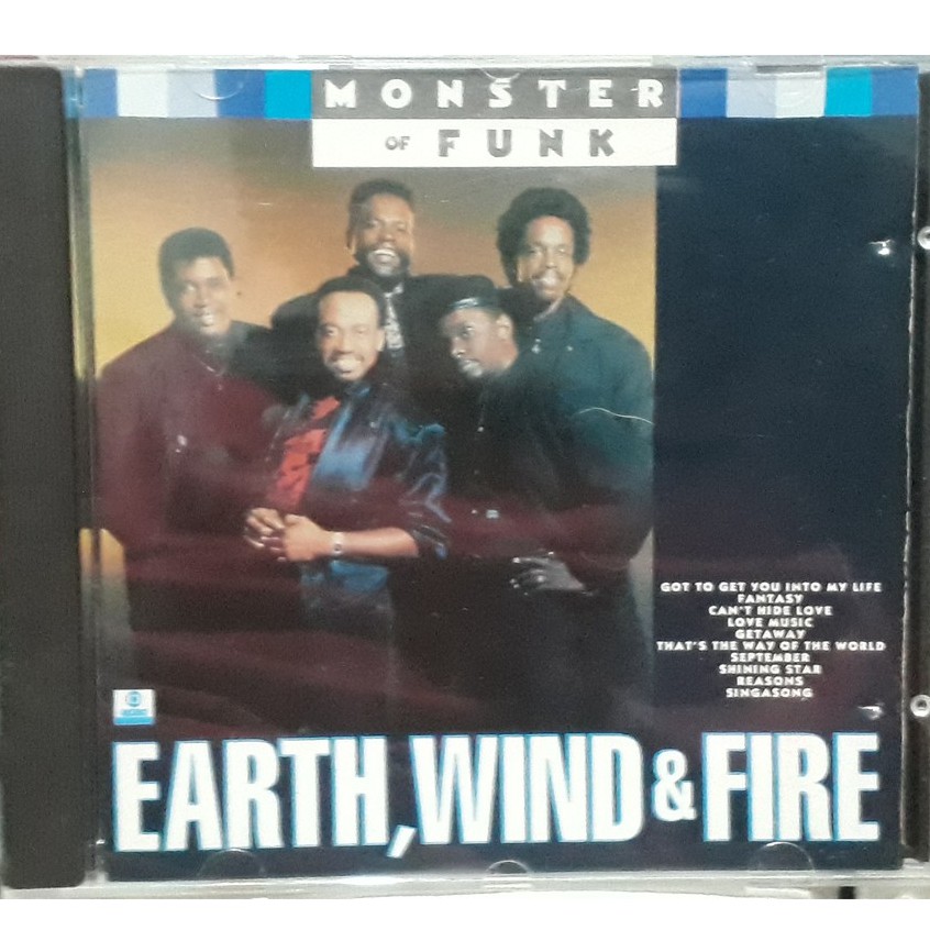 CD EARTH, WIND AND FIRE - MONSTER OF FUNK - EM ÓTIMO ESTADO
