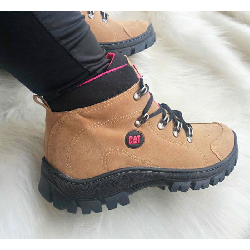 Bota Caterpillar Feminina Caminhada Academia Adventure Trabalho Promoção  Tênis