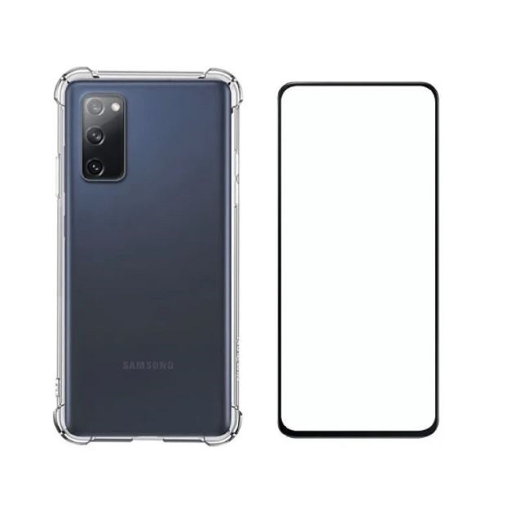 Capa Capinha Case + Película Vidro 3d Para Galaxy S20 Fe