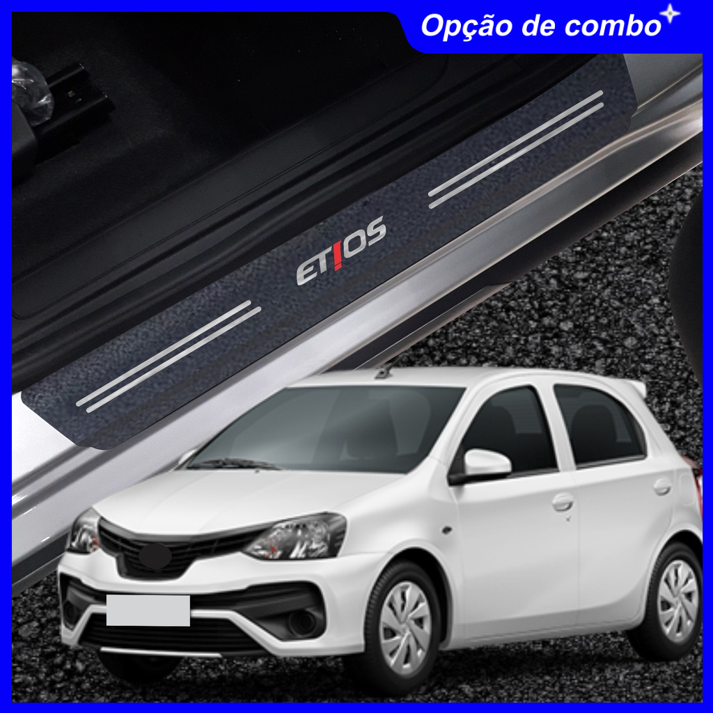 Soleira Toyota Etios Kit 8 Peças