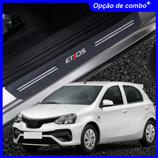 Soleira Toyota Etios Kit 8 Peças Jogo 4 Portas em Oferta na Shopee