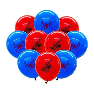10pcs Spiderman Balões Crianças Menino Super Hero Spiderman Decorações Do Partido Feliz Aniversário Do Homem Aranha Balões Impressos em Oferta na Shopee