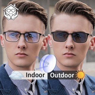Óculos Fotocrômicos Anti-Radiação Para Mulher Homem Transição Computador Substituíveis Lentes Brilho Azul