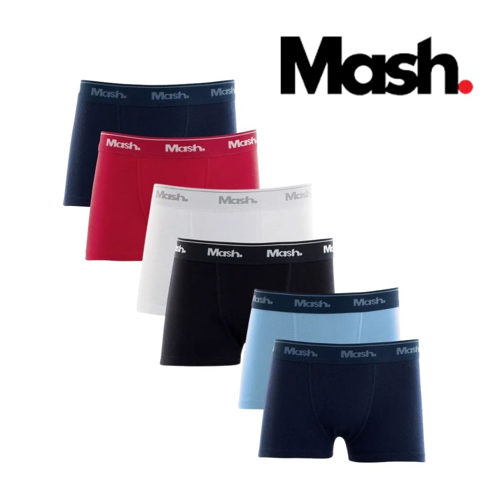 Kit 10 Cueca Boxer Infantil Mash