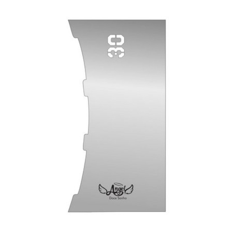 Espátula decorativa 30, espátula inox , confeitaria