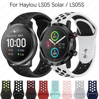 Pulseira De Silicone Flexível Com Proteção Solar Para Xiaomi Haylou Ls05 / Rt Ls05S Smart Watch