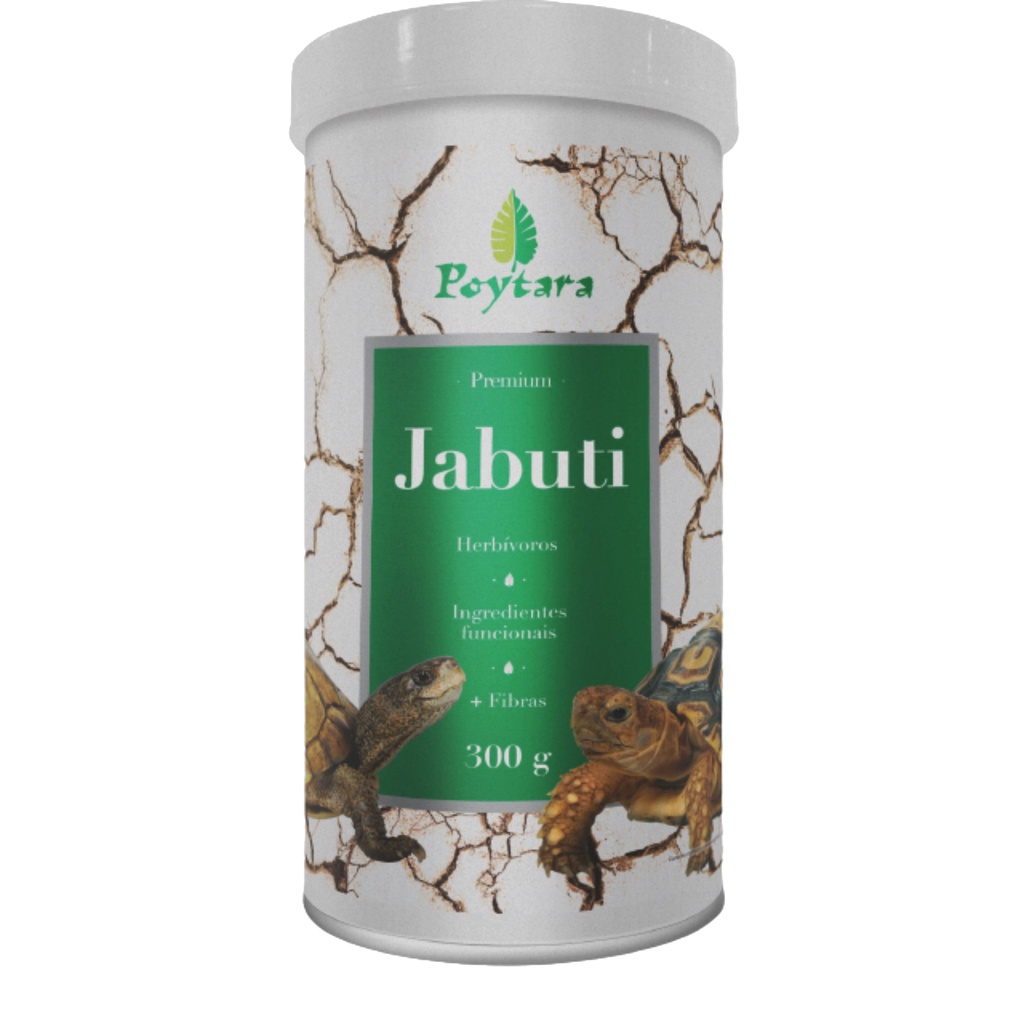 Ração Poytara Jabuti 300 Gramas