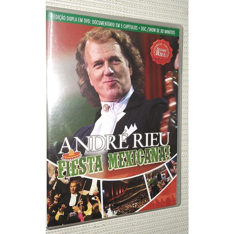 Dvd Andre Rieu Fiesta Mexicana Duplo 8204 Shopee Brasil