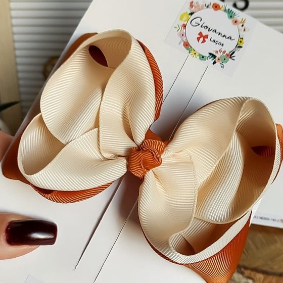 Laço Boutique Sobreposto/ Laço de Cabelo Infantil / Laço para Casamento
