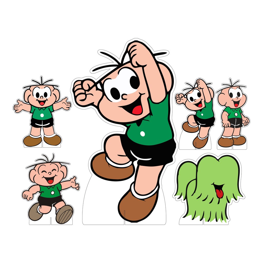 Mini Kit Display Festa Infantil Cebolinha em Oferta na Shopee