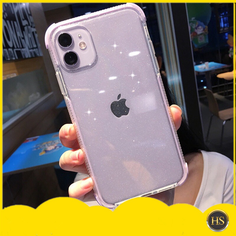 Case Transparente em TPU macio Anti Impacto e Anti Risco para Iphone 13 12 11 X XS pro max 5 5s 6 6s 7 8 PLUS phone case