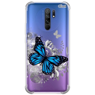 Capa Capinha Anti Shock para REDMI 9 (0351) BORBOLETA 1