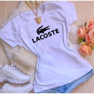 Camiseta Feminina Baby Look T-Shirt Lacoste Blusa - Promoção - A Melhor!!!
