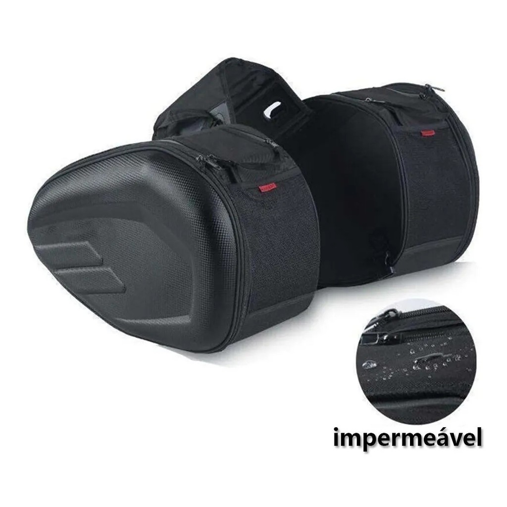 Bolsa Alforge Bauleto Moto Par Lateral 58 Litros Universal